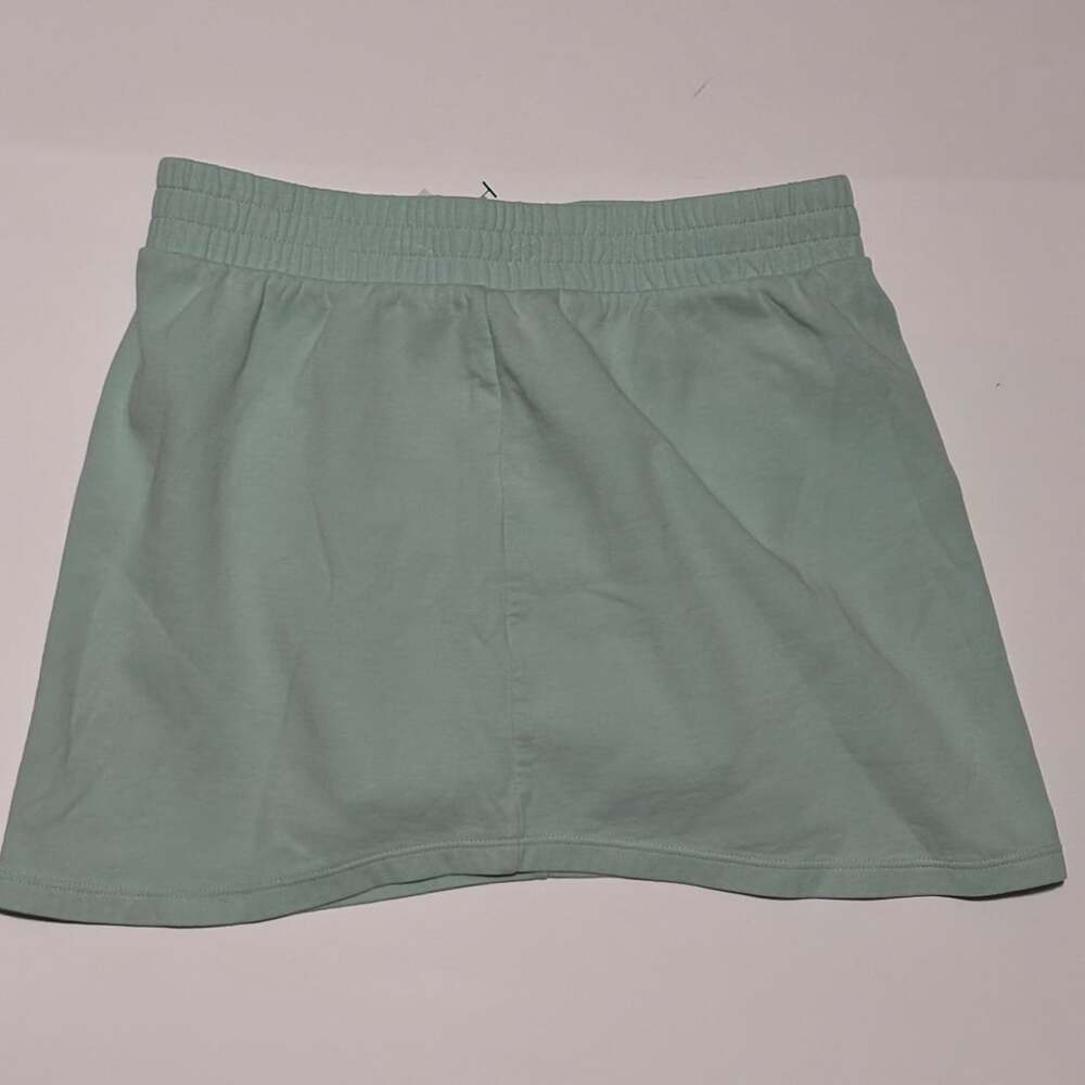 Reebok Light Green Cotton Blend Athletic Skirt